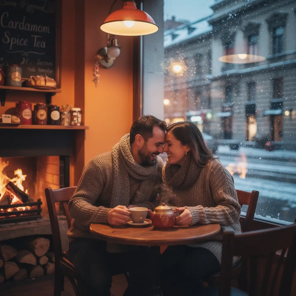 Kardamom magok és számos fűszer egy tálban, ízletes keveréket alkotva.