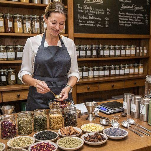 Színes fűszerszemek keveréke, amelyek a tea gazdag ízét adják.